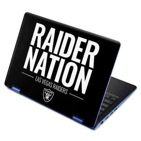 NFL Las Vegas Raiders Team Motto Aspire R11 11.6in Skin