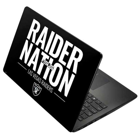 NFL Las Vegas Raiders Team Motto Asus X502CA 15.6 Skin
