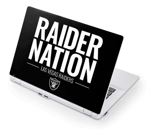 NFL Las Vegas Raiders Team Motto Acer Chromebook Skin