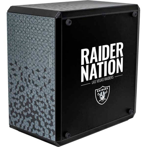 NFL Las Vegas Raiders Team Motto Cooler Master MasterBox Q300L Mini Tower Skin