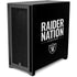NFL Las Vegas Raiders Team Motto Corsair 4000D Tempered Glass Mid-Tower ATX Case Skin
