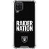 NFL Las Vegas Raiders Team Motto Galaxy A12 Clear Case