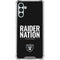 NFL Las Vegas Raiders Team Motto Galaxy A13 5G Clear Case