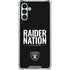 NFL Las Vegas Raiders Team Motto Galaxy A13 5G Clear Case