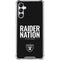 NFL Las Vegas Raiders Team Motto Galaxy A14 5G Clear Case
