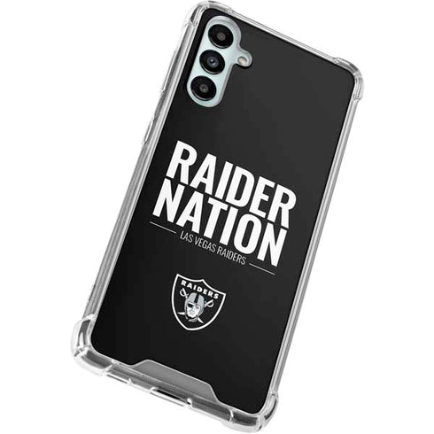 NFL Las Vegas Raiders Team Motto Galaxy A14 5G Clear Case