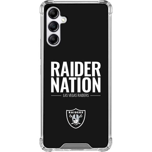NFL Las Vegas Raiders Team Motto Galaxy A15 5G Clear Case