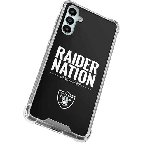 NFL Las Vegas Raiders Team Motto Galaxy A15 5G Clear Case