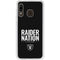 NFL Las Vegas Raiders Team Motto Galaxy A20 Clear Case