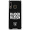 NFL Las Vegas Raiders Team Motto Galaxy A30 Clear Case
