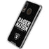 NFL Las Vegas Raiders Team Motto Galaxy A30 Clear Case