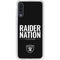 NFL Las Vegas Raiders Team Motto Galaxy A50 Clear Case