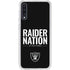 NFL Las Vegas Raiders Team Motto Galaxy A50 Clear Case