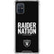 NFL Las Vegas Raiders Team Motto Galaxy A51 5G Clear Case