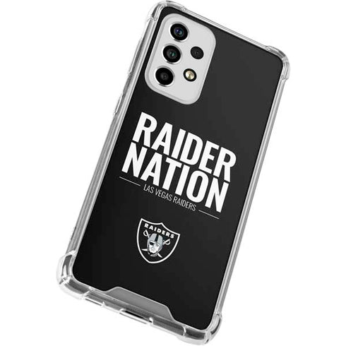 NFL Las Vegas Raiders Team Motto Galaxy A53 5G Clear Case