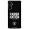 NFL Las Vegas Raiders Team Motto Galaxy A54 5G Clear Case