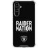NFL Las Vegas Raiders Team Motto Galaxy A54 5G Clear Case
