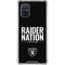 NFL Las Vegas Raiders Team Motto Galaxy A71 5G Clear Case