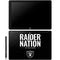 NFL Las Vegas Raiders Team Motto Galaxy Book 12in Skin