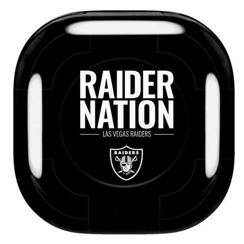 NFL Las Vegas Raiders Team Motto Galaxy Buds Pro Skin