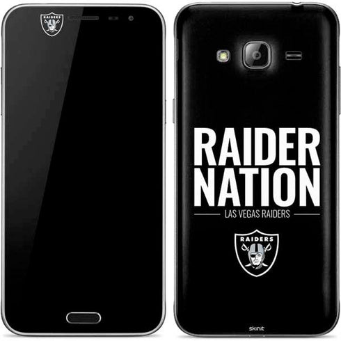 NFL Las Vegas Raiders Team Motto Galaxy J3 Skin