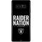 NFL Las Vegas Raiders Team Motto Galaxy Note 8 Skin