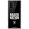 NFL Las Vegas Raiders Team Motto Galaxy Note20 5G Clear Case