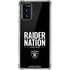 NFL Las Vegas Raiders Team Motto Galaxy Note20 5G Clear Case