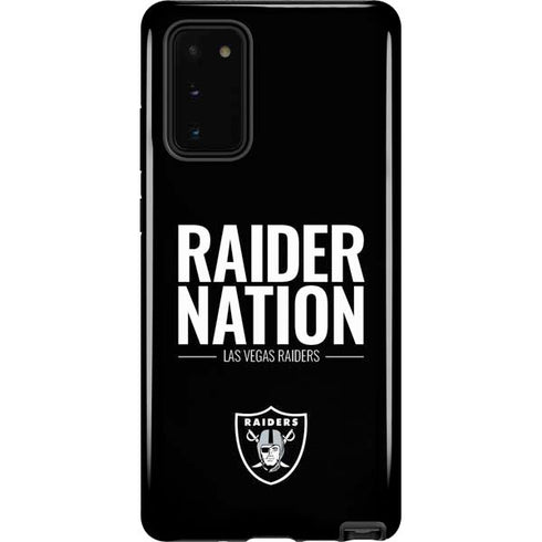NFL Las Vegas Raiders Team Motto Galaxy Note20 5G Pro Case