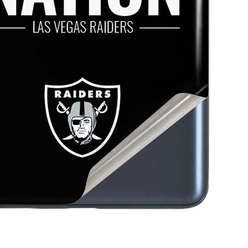 NFL Las Vegas Raiders Team Motto Galaxy S20 Fan Edition Skin