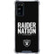 NFL Las Vegas Raiders Team Motto Galaxy S20 FE Clear Case