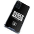 NFL Las Vegas Raiders Team Motto Galaxy S20 FE Clear Case