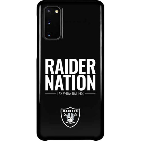 NFL Las Vegas Raiders Team Motto Galaxy S20 Lite Case