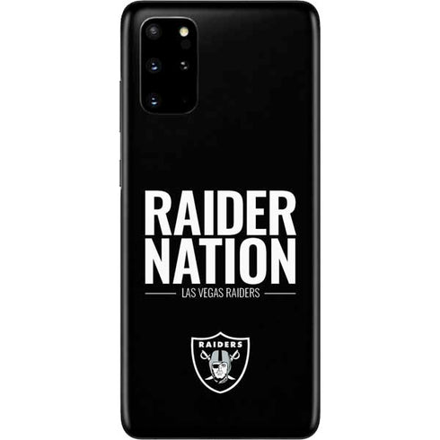 NFL Las Vegas Raiders Team Motto Galaxy S20 Plus Skin