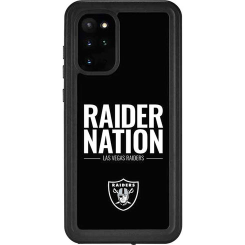 NFL Las Vegas Raiders Team Motto Galaxy S20 Plus Waterproof Case