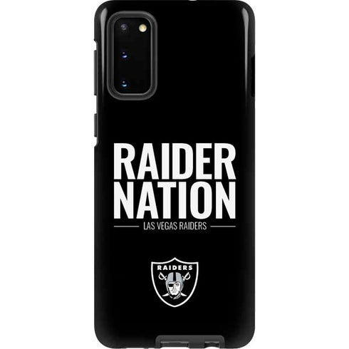 NFL Las Vegas Raiders Team Motto Galaxy S20 Pro Case