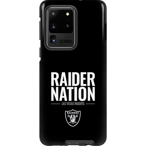 NFL Las Vegas Raiders Team Motto Galaxy S20 Ultra 5G Pro Case