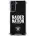 NFL Las Vegas Raiders Team Motto Galaxy S21 5G Clear Case