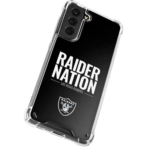 NFL Las Vegas Raiders Team Motto Galaxy S21 5G Clear Case