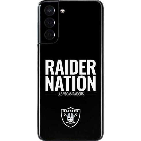 NFL Las Vegas Raiders Team Motto Galaxy S21 5G Skin