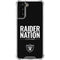 NFL Las Vegas Raiders Team Motto Galaxy S21 FE Clear Case