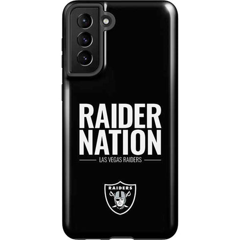 NFL Las Vegas Raiders Team Motto Galaxy S21 FE Pro Case