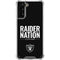 NFL Las Vegas Raiders Team Motto Galaxy S21 Plus 5G Clear Case