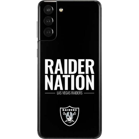 NFL Las Vegas Raiders Team Motto Galaxy S21 Plus 5G Skin