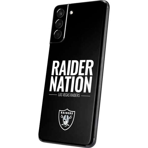 NFL Las Vegas Raiders Team Motto Galaxy S21 Plus 5G Skin