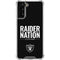NFL Las Vegas Raiders Team Motto Galaxy S22 Plus Clear Case