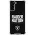NFL Las Vegas Raiders Team Motto Galaxy S22 Plus Clear Case