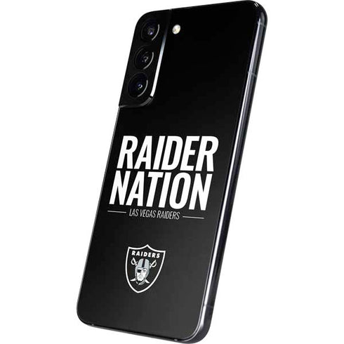 NFL Las Vegas Raiders Team Motto Galaxy S22 Plus Skin