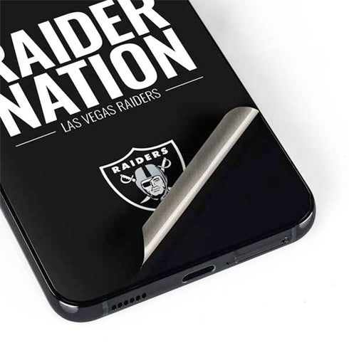 NFL Las Vegas Raiders Team Motto Galaxy S22 Skin