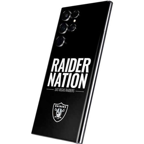 NFL Las Vegas Raiders Team Motto Galaxy S22 Ultra Skin